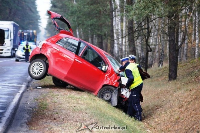 Wypadek na DK 53 [31.10.2014] - zdjęcie #3 - eOstroleka.pl
