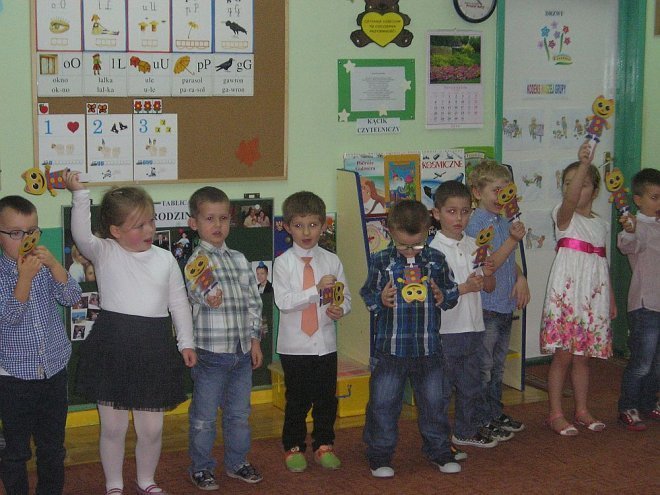 Pasowanie na Przedszkolaka Tropiciela [03.11.2014] - zdjęcie #33 - eOstroleka.pl