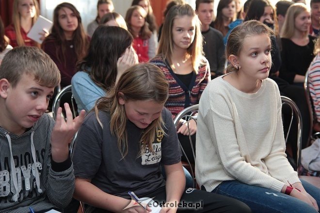 Ostrołęccy gimnazjaliści uczą się hiszpańskiego z Aldesą [05.11.2014] - zdjęcie #23 - eOstroleka.pl