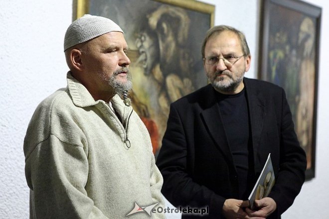 Wernisaż wystawy malarstwa Anny Bereźnickiej Kalkowskiej i Kazimierza Kalkowskiego [06.11.2014] - zdjęcie #6 - eOstroleka.pl