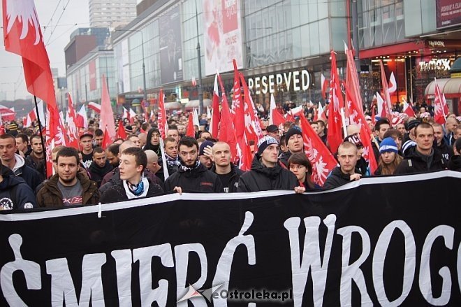 Marsz Niepodległości 2014 [11.11.2014] - zdjęcie #34 - eOstroleka.pl