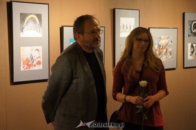Wernisaż wystawy rysunków Moniki Janowskiej (14.11.2014) - zdjęcie #34 - eOstroleka.pl
