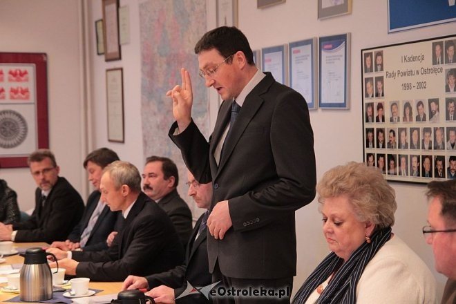I sesja rady powiatu ostrołęckiego [28.11.2014] - zdjęcie #7 - eOstroleka.pl