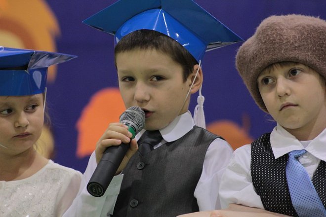 Pasowanie na pierwszaka w Szkole Podstawowej w Rzekuniu [28.11.2014] - zdjęcie #122 - eOstroleka.pl