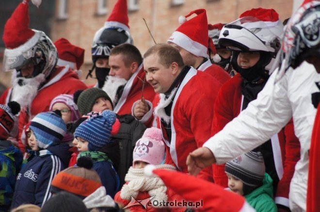 Mikołaje na motorach w Ostrołęce [06.12.2014] - zdjęcie #21 - eOstroleka.pl