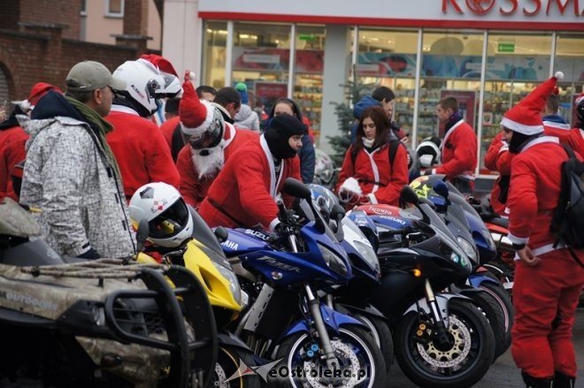 Mikołaje na motorach w Ostrołęce [06.12.2014] - zdjęcie #17 - eOstroleka.pl