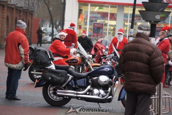 Mikołaje na motorach w Ostrołęce [06.12.2014] - zdjęcie #15 - eOstroleka.pl