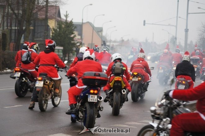 Mikołaje na motorach w Ostrołęce [06.12.2014] - zdjęcie #11 - eOstroleka.pl