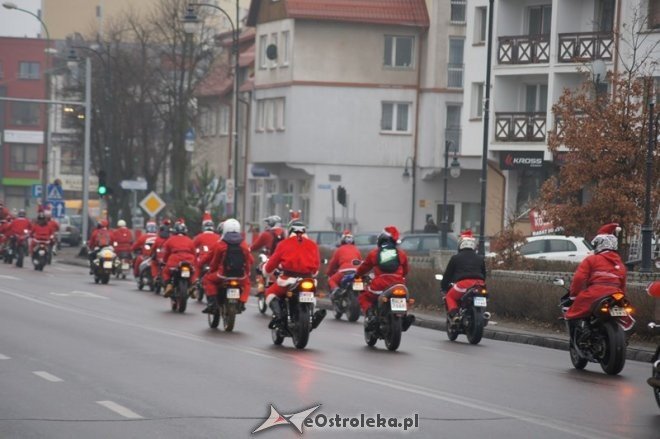 Mikołaje na motorach w Ostrołęce [06.12.2014] - zdjęcie #5 - eOstroleka.pl