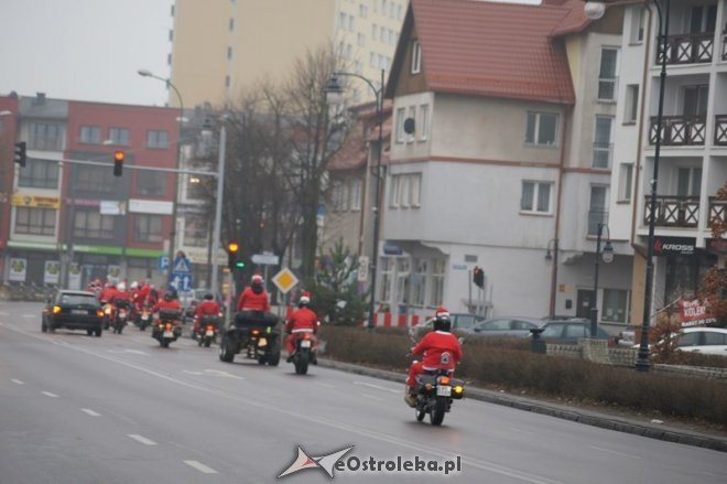 Mikołaje na motorach w Ostrołęce [06.12.2014] - zdjęcie #1 - eOstroleka.pl