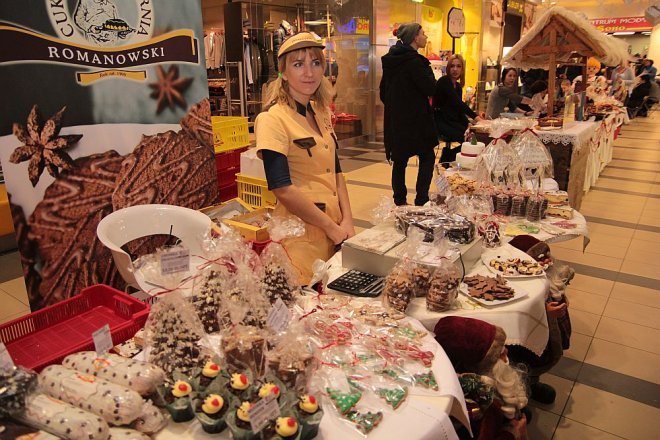 Jarmark w Galerii Bursztynowej [14.12.2014] - zdjęcie #34 - eOstroleka.pl