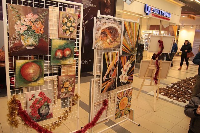 Jarmark w Galerii Bursztynowej [14.12.2014] - zdjęcie #3 - eOstroleka.pl
