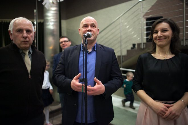 Ostrołęka: Wigilijne spotkanie „Kurpiów” [19.12.2014] - zdjęcie #15 - eOstroleka.pl