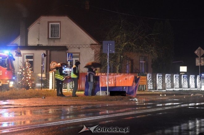 Śmiertelne potrącenie pieszego w Zamościu [23.12.2014] - zdjęcie #7 - eOstroleka.pl