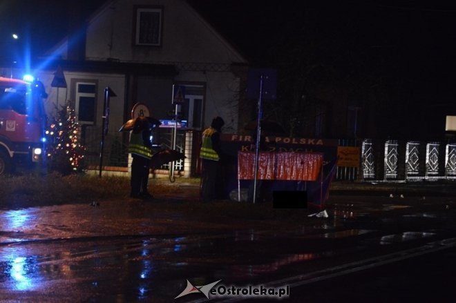 Śmiertelne potrącenie pieszego w Zamościu [23.12.2014] - zdjęcie #5 - eOstroleka.pl