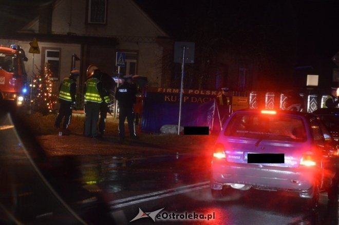Śmiertelne potrącenie pieszego w Zamościu [23.12.2014] - zdjęcie #2 - eOstroleka.pl