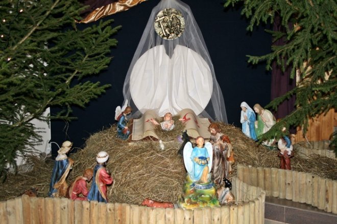 Bożonarodzeniowe szopki w przasnyskich kościołach 2014 - zdjęcie #8 - eOstroleka.pl
