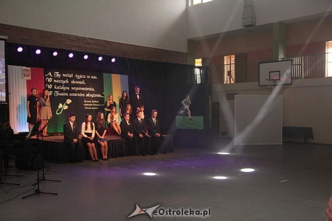 10. rocznica nadania imienia Gimnazjum nr 1 w Ostrołęce [15.01.2015] - zdjęcie #6 - eOstroleka.pl