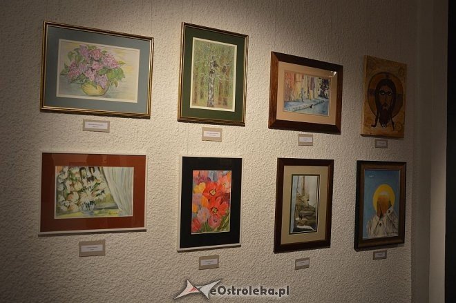 Ostrołęcki Przegląd Twórczości Plastycznej - Wernisaż wystawy [15.01.2014] - zdjęcie #6 - eOstroleka.pl