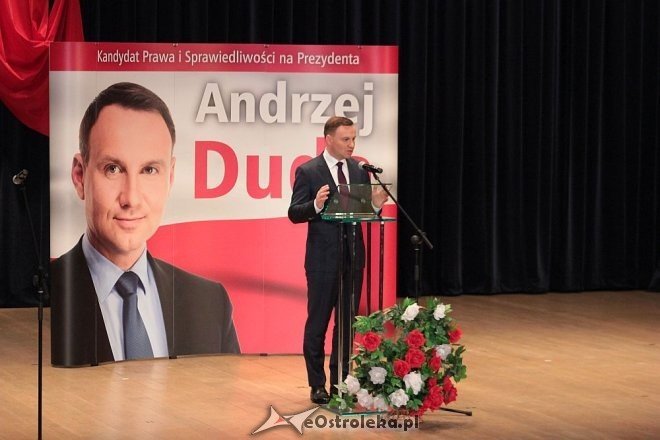 Andrzej Duda w Ostrołęce [01.02.2015] - zdjęcie #1 - eOstroleka.pl