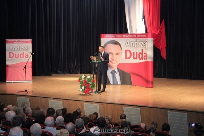 Andrzej Duda w Ostrołęce [01.02.2015] - zdjęcie #14 - eOstroleka.pl