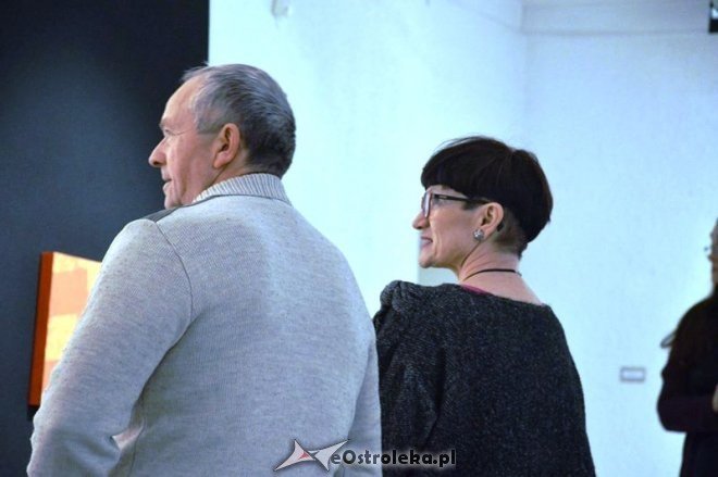 Wernisaż wystawy malarskiej KU ABSTRAKCJI [05.02.2015] - zdjęcie #43 - eOstroleka.pl
