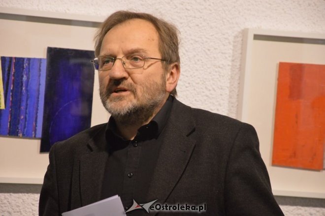 Wernisaż wystawy malarskiej KU ABSTRAKCJI [05.02.2015] - zdjęcie #40 - eOstroleka.pl