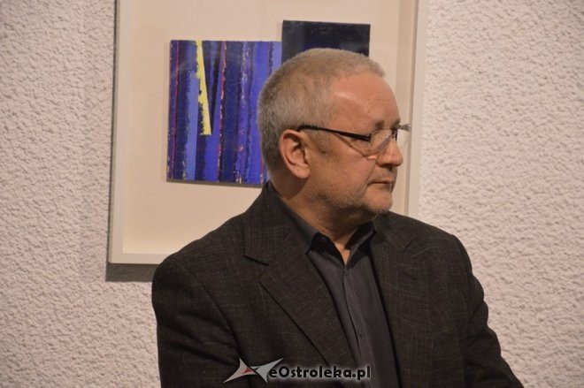 Wernisaż wystawy malarskiej KU ABSTRAKCJI [05.02.2015] - zdjęcie #35 - eOstroleka.pl