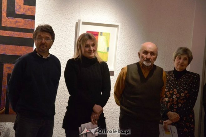 Wernisaż wystawy malarskiej KU ABSTRAKCJI [05.02.2015] - zdjęcie #25 - eOstroleka.pl