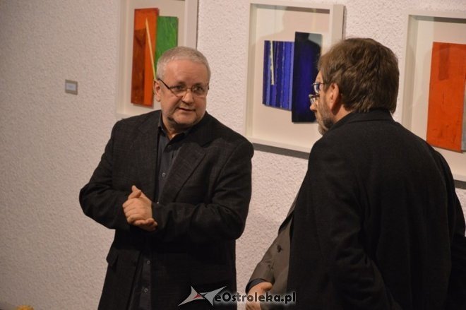 Wernisaż wystawy malarskiej KU ABSTRAKCJI [05.02.2015] - zdjęcie #19 - eOstroleka.pl