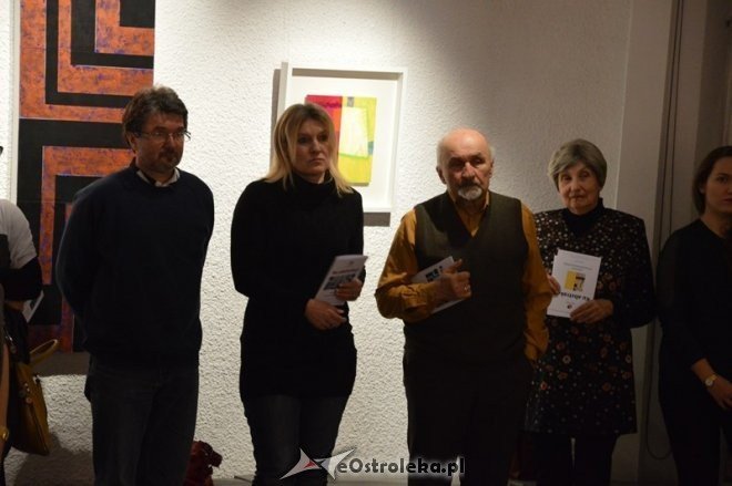 Wernisaż wystawy malarskiej KU ABSTRAKCJI [05.02.2015] - zdjęcie #11 - eOstroleka.pl
