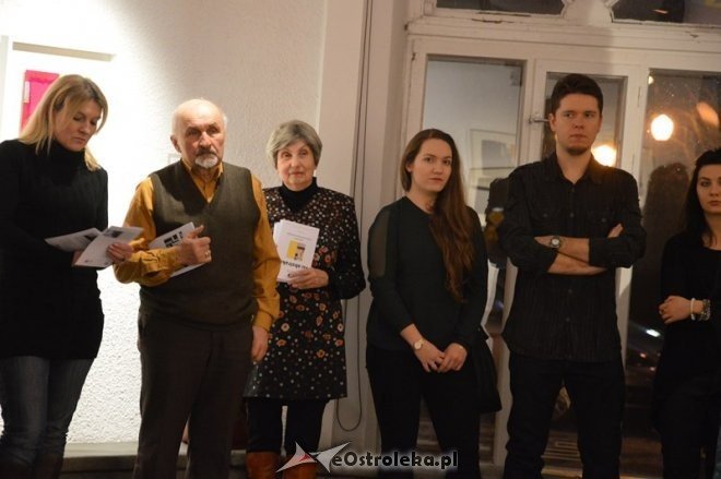 Wernisaż wystawy malarskiej KU ABSTRAKCJI [05.02.2015] - zdjęcie #9 - eOstroleka.pl