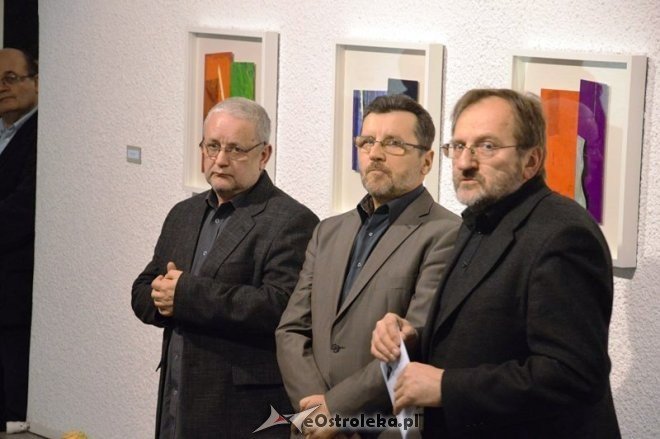 Wernisaż wystawy malarskiej KU ABSTRAKCJI [05.02.2015] - zdjęcie #3 - eOstroleka.pl