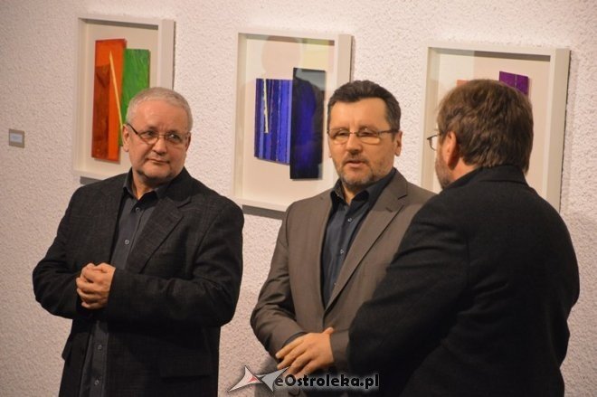 Wernisaż wystawy malarskiej KU ABSTRAKCJI [05.02.2015] - zdjęcie #2 - eOstroleka.pl