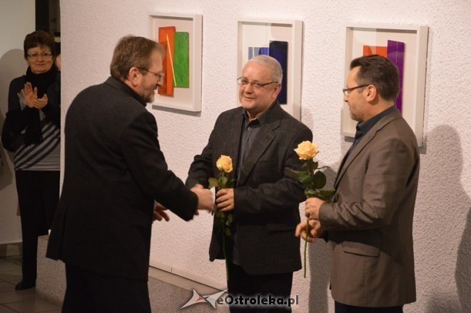 Wernisaż wystawy malarskiej KU ABSTRAKCJI [05.02.2015] - zdjęcie #30 - eOstroleka.pl