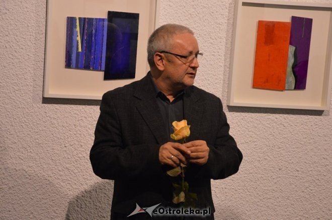 Wernisaż wystawy malarskiej KU ABSTRAKCJI [05.02.2015] - zdjęcie #28 - eOstroleka.pl