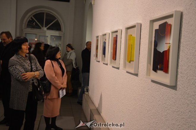 Wernisaż wystawy malarskiej KU ABSTRAKCJI [05.02.2015] - zdjęcie #24 - eOstroleka.pl