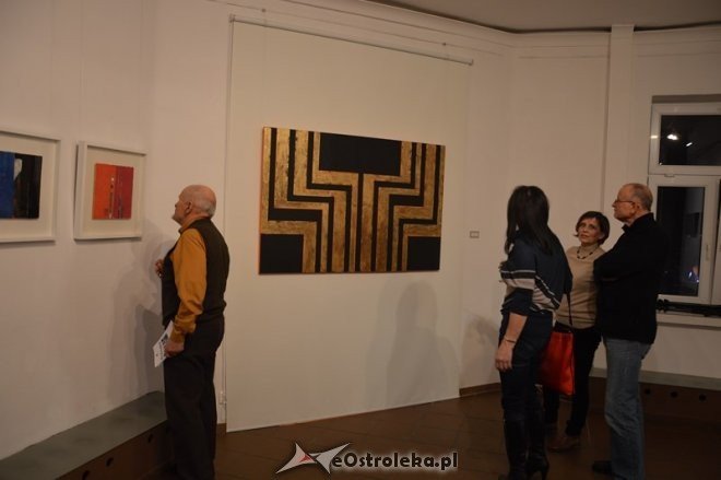 Wernisaż wystawy malarskiej KU ABSTRAKCJI [05.02.2015] - zdjęcie #8 - eOstroleka.pl