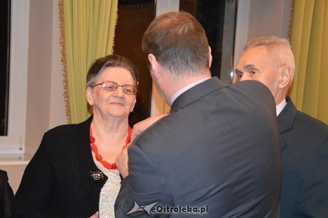 Uroczystość wręczenia medali za długoletnie pożycie małżeńskie [06.02.2015] - zdjęcie #6 - eOstroleka.pl