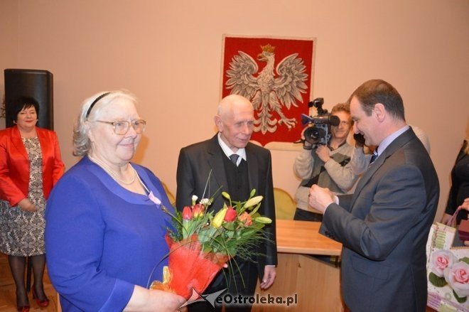Uroczystość wręczenia medali za długoletnie pożycie małżeńskie [06.02.2015] - zdjęcie #22 - eOstroleka.pl