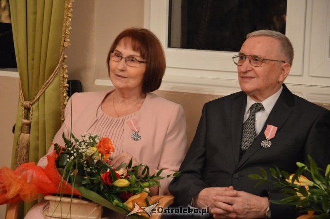 Uroczystość wręczenia medali za długoletnie pożycie małżeńskie [06.02.2015] - zdjęcie #5 - eOstroleka.pl