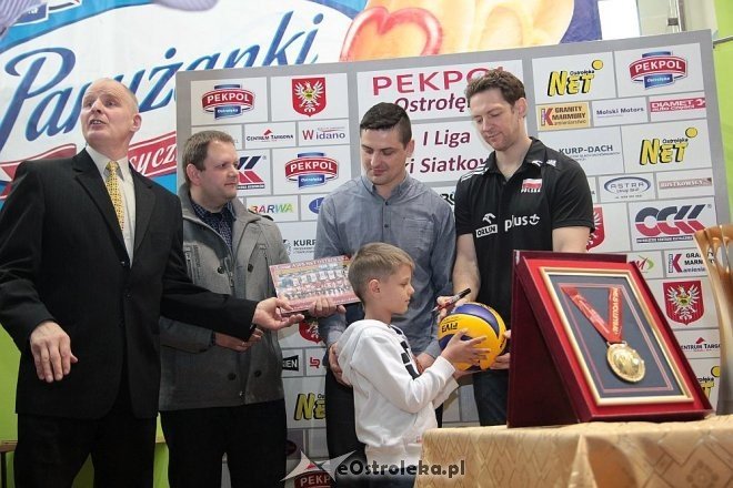 Stephane Antiga na obchodach XV lecia ASPS NET Ostrołęka [27.02.2015] - zdjęcie #12 - eOstroleka.pl