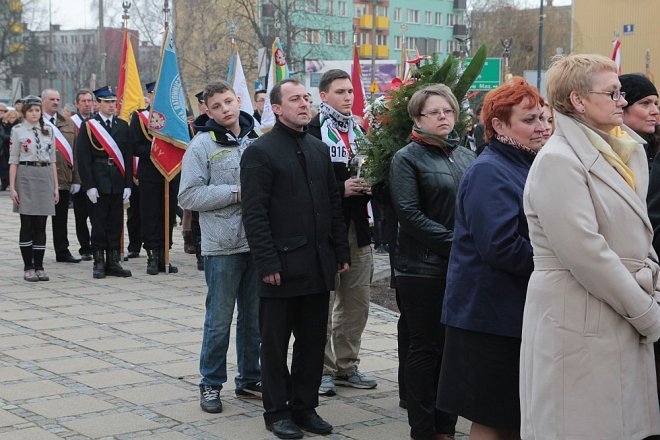 Miejskie obchody Narodowego Dnia Pamięci Żołnierzy Wyklętych [01.03.2015] - zdjęcie #144 - eOstroleka.pl