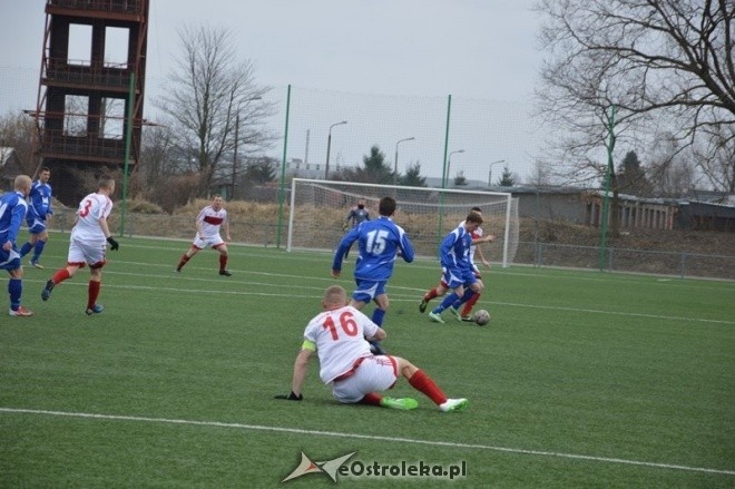 Narew Ostrołęka - Wisła II Płock [14.03.2015] - zdjęcie #15 - eOstroleka.pl