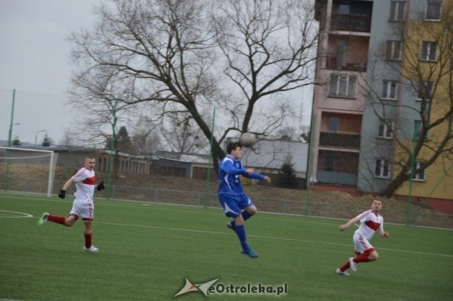 Narew Ostrołęka - Wisła II Płock [14.03.2015] - zdjęcie #9 - eOstroleka.pl