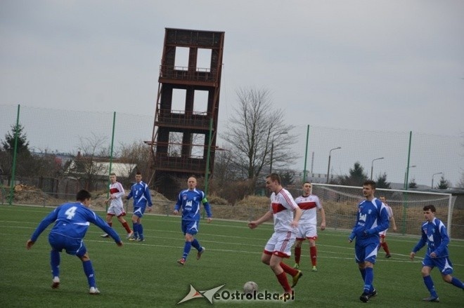 Narew Ostrołęka - Wisła II Płock [14.03.2015] - zdjęcie #7 - eOstroleka.pl