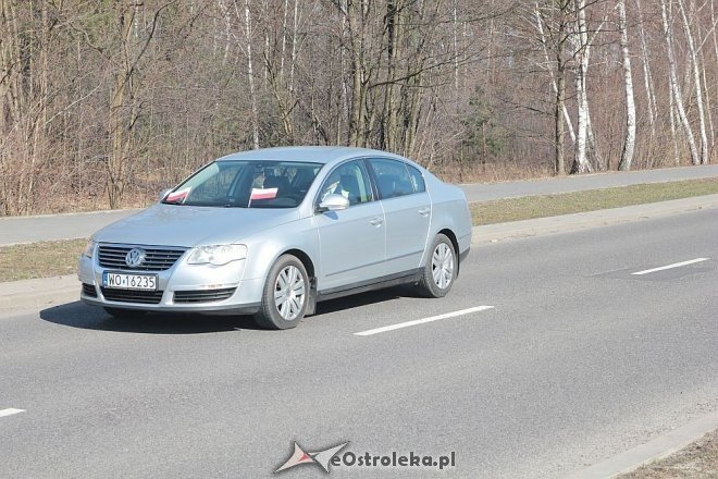 Transportowcy z Ostrołęki przez godzinę blokowali obwodnicę [23.03.2015] - zdjęcie #16 - eOstroleka.pl