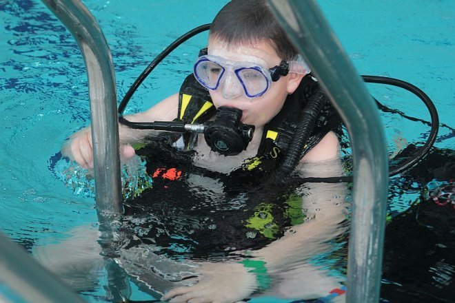 Warsztaty z nurkowania w Parku Wodnym Aquarium [28.04.2015] - zdjęcie #33 - eOstroleka.pl