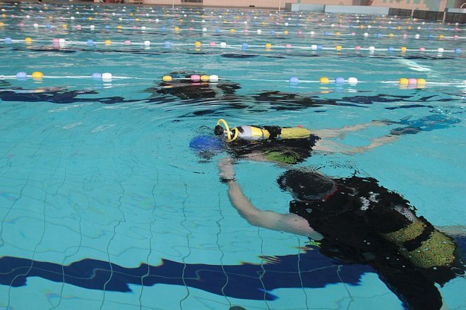 Warsztaty z nurkowania w Parku Wodnym Aquarium [28.04.2015] - zdjęcie #15 - eOstroleka.pl