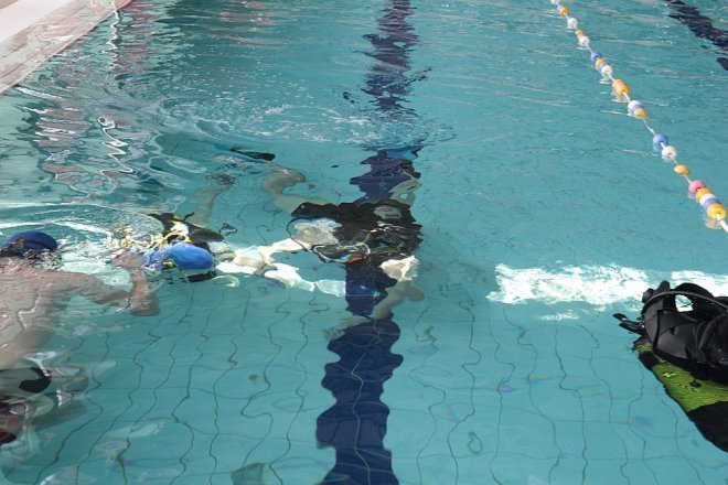 Warsztaty z nurkowania w Parku Wodnym Aquarium [28.04.2015] - zdjęcie #2 - eOstroleka.pl